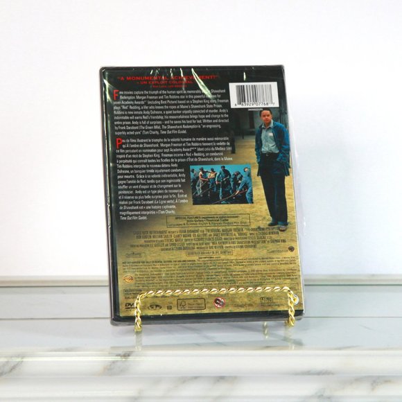 The DVD Shawshank Redemption A Classic Movie - Still Sealed - Morgan Freeman - Picture 2 of 2